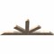 Ekena Millwork Saratoga Smooth Timber Gable Bracket, Douglas Fir, 84"W x 31"H x 3 1/2"D x 5 1/2"F, 9/12 Pitch GBW084X31X0406SAR00SDF - alternate 4